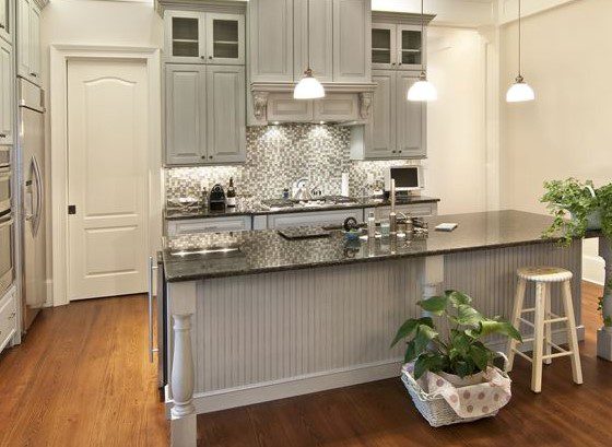 kitchen with island